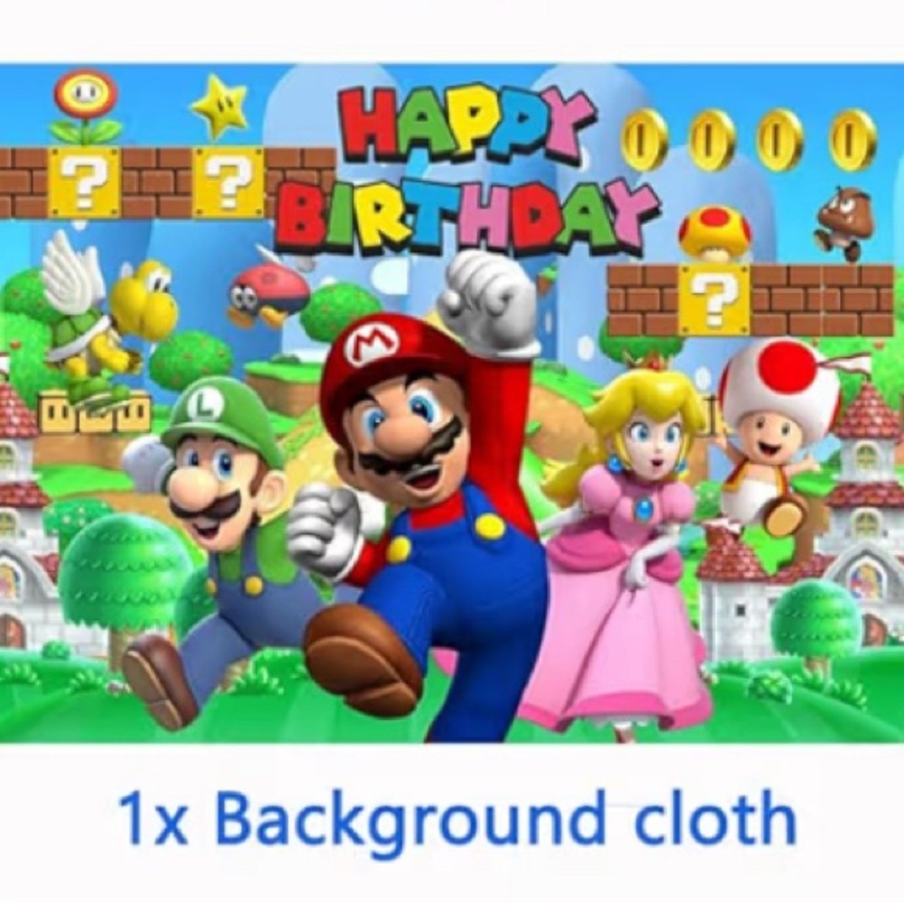 Mario birthday party pack (Nov52)
